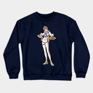 Overwatch Tracer Posh Skin Crewneck Sweatshirt